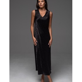 Длинная сорочка Mia-Amore LEONA 2237 чёрный, Цвет: черный, Размеры: 2XL