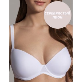 Бюстгальтер формованный Misstyle 2560 серебристый пион, Цвет: серебристый пион, Размеры: 70A
