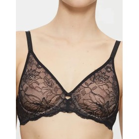 Кружевной бюстгальтер Triumph AMOURETTE CHARM W02 чёрный, Цвет: чёрный, Размеры: 70E