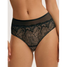 Трусы высокие Esotiq CROWN 43750 черный, Цвет: черный, Размеры: S