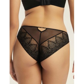 Трусы бразилиана Esotiq MARVELA 43610 черный, Цвет: черный, Размеры: S