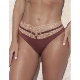 Трусики бразилиана Kinga LIV II 1212/2-B, Цвет: шоколадный, Размеры: S
