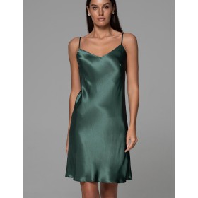 Сорочка из натурального шёлка Mia-Amore CARMINA 4841 изумрудный, Цвет: изумрудный, Размеры: 3XL