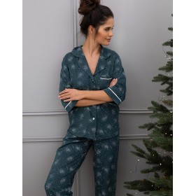 Женская пижама с брюками Sensis SYDNEY, Цвет: сине-зеленый, Размеры: L