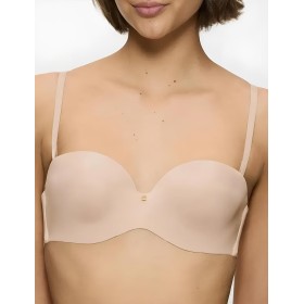 Гладкий бюстгальтер бандо Triumph BODY MAKE-UP ESSENTIALS WDP бежевый, Цвет: бежевый, Размеры: 70B