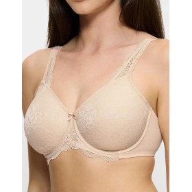 Бюстгальтер минимайзер мягкий Triumph CONTOURING SENSATION W01 бежевый, Цвет: бежевый, Размеры: 75C