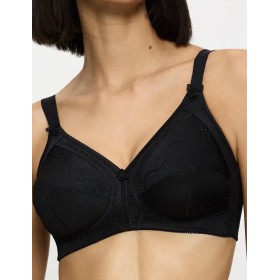 Бюстгальтер без косточек Triumph DOREEN + COTTON 01 N чёрный, Цвет: чёрный, Размеры: 100B