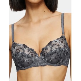 Бюстгальтер из тюля с вышивкой Triumph SENSUAL SPOTLIGHT W, Цвет: серый, Размеры: 80C