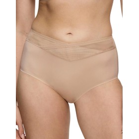 Высокие трусы слипы Triumph TRUE SHAPE SENSATION maxi телесный, Цвет: телесный, Размеры: S