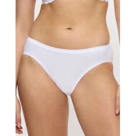 Хлопковые трусы слипы Triumph SENSE OF COTTON tai белый, Цвет: белый, Размеры: S