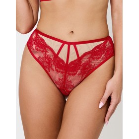 Трусики бразилиана Subtille BELINDA RED mini, Цвет: красный, Размеры: S