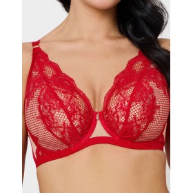Бюстгальтер бралетт Subtille BELINDA RED bralette soft, Цвет: красный, Размеры: 65D
