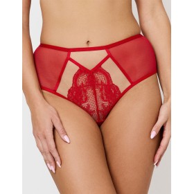 Трусы высокие Subtille BELINDA RED high-waist, Цвет: красный, Размеры: M