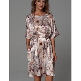 Шёлковая туника Mia-Amore LAUREL 4785, Цвет: мультицвет, Размеры: 4XL/5XL