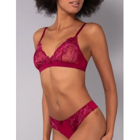 Комплект Sielei PRECIOUS триангул+бразилиана 78367B cherry, Цвет: cherry (вишня), Размеры: 75B