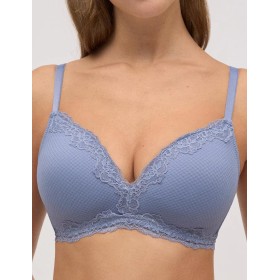 Бюстгальтер бралетт без косточек Ysabel Mora 10769 голубой, Цвет: голубой, Размеры: 85B