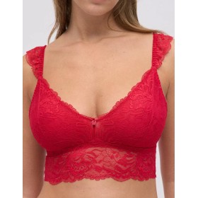 Кружевной бралетт-топ Ysabel Mora 10792 красный, Цвет: красный, Размеры: M