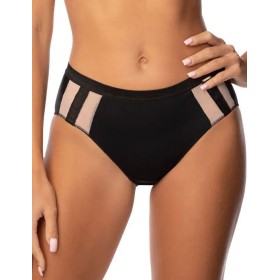 Трусы слипы Orhideja 655-000 черный-пион, Цвет: черный-пион, Размеры: L