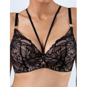 Бюстгальтер супер пуш-ап Alles THE ICON super P-UP черный, Цвет: черный, Размеры: 90B