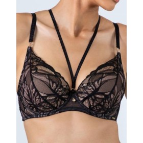 Бюстгальтер с пуш-ап вкладышами Alles THE ICON P-UP черный, Цвет: черный, Размеры: 85D