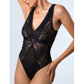 Кружевное боди Alles THE ICON body, Цвет: черный, Размеры: S