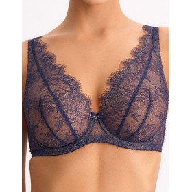 Бюстгальтер бралетт Bella Misteria MAGIC SAPPHIRE soft bralette, Цвет: темно-синий, Размеры: 100B
