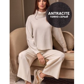 Теплый костюм из трикотажа с начесом Lormar BASIC 603897LU antracite, Цвет: antracite (темно-серый), Размеры: L/XL