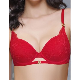 Бюстгальтер с формованной чашкой Mioocchi SCARLETT 8331 rosso, Цвет: rosso (красный), Размеры: 70B