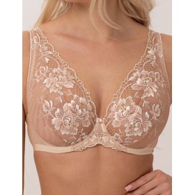 Бюстгальтер бралетт Subtille PATRICIA BEIGE soft bralette big, Цвет: бежевый, Размеры: 65F