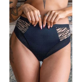 Трусы слипы Kris Line QUEEN briefs, Цвет: черный, Размеры: M