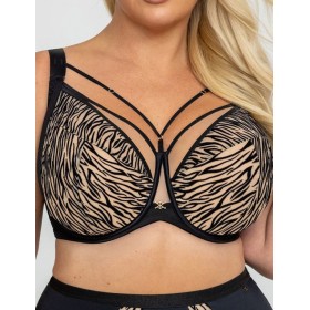 Бюстгальтер с подкроем Kris Line QUEEN soft full cup, Цвет: черный, Размеры: 100D