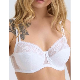 Классический бюстгальтер полупоролон Misstyle 2521 белый, Цвет: белый, Размеры: 75D