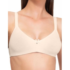 Хлопковый бюстгальтер без каркасов Sielei NATURAL COTTON 1450 ecru melange, Цвет: ecru melange, Размеры: 75B