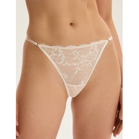 Трусы стринги Esotiq CLOE 43535 кремовый, Цвет: кремовый, Размеры: M