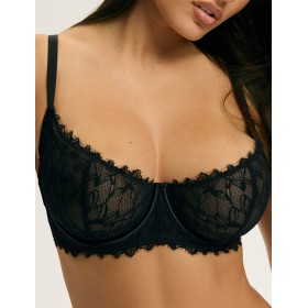 Мягкий бюстгальтер балконет Esotiq CMON 43998 черный, Цвет: черный, Размеры: 70E