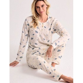 Пижама из флиса Infiore SPACE TRIP SPC2844 galassia, Цвет: galassia (молочный), Размеры: M