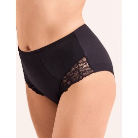 Высокие трусы слипы Infiore PERLA nero, Цвет: nero (черный), Размеры: L