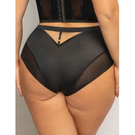 Трусы высокие Kris Line SIMPLE high waist, Цвет: черный, Размеры: M