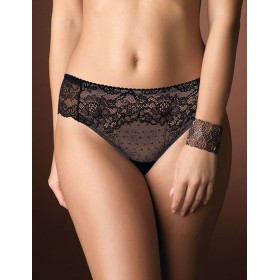 Кружевные трусики Fluide PASSION 2050 черно-розовый, Цвет: черно-розовый, Размеры: S
