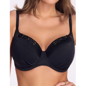 Верх купальника на поролоне Ava SK252 U black, Цвет: черный, Размеры: 65G