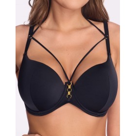 Бюстгальтер пляжный со стрэпами Ava SK253 U black, Цвет: черный, Размеры: 65F