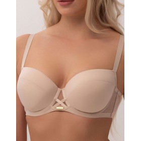 Бюстгальтер балконет Subtille OMENA BEIGE balconette full cup, Цвет: бежевый, Размеры: 75E
