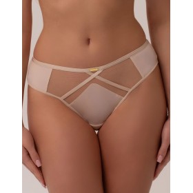 Трусики бразилиана Subtille OMENA BEIGE mini, Цвет: бежевый, Размеры: S