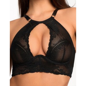 Бюстгальтер бралетт Bella Misteria BLACK SWAN soft bralette, Цвет: черный, Размеры: 80C