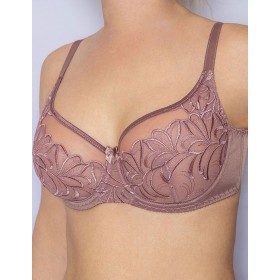 Бюстгальтер мягкий Albina L NOVELLA 7052 кофейно-розовый, Цвет: кофейно-розовый, Размеры: 75B