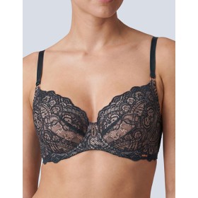 Бюстгальтер с пуш-ап вкладышами Alles MAREA P-UP темно-зеленый, Цвет: темно-зеленый, Размеры: 70B