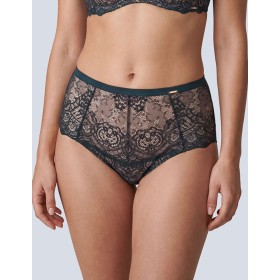 Кружевные стринги Alles MAREA stringi classic темно-зеленый, Цвет: темно-зеленый, Размеры: M