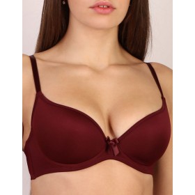 Бюстгальтер спейсер гладкий Orhideja 181-000 бургунди, Цвет: бургунди, Размеры: 80C