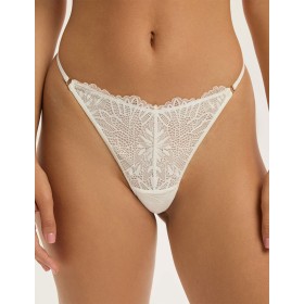 Кружевные стринги Esotiq CELESTE 44316 шампань, Цвет: шампань, Размеры: S