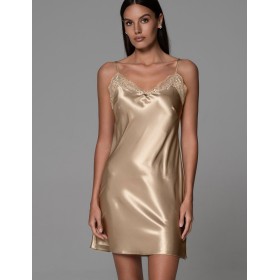 Шелковая сорочка с кружевом Mia-Amore DALIA 4811, Цвет: мультицвет, Размеры: 2XL